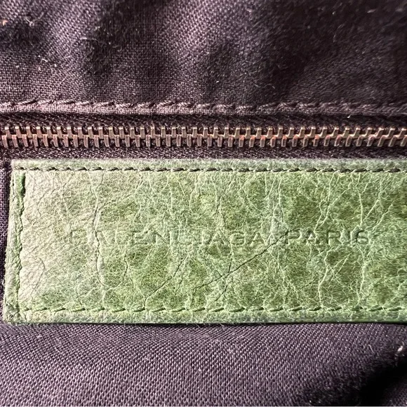 Balenciaga Motocross Classic Day Hobo Leather Bag, Authentic, Studded, Large π - Picture 4 of 16